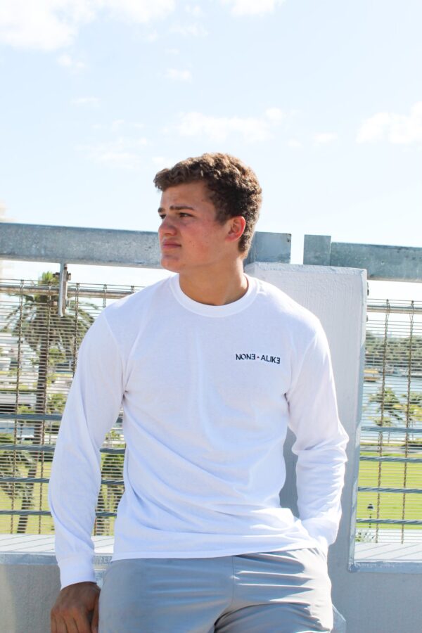 White NA Longsleeve - Image 3